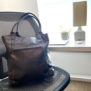 Solo Leather Laptop Tote
